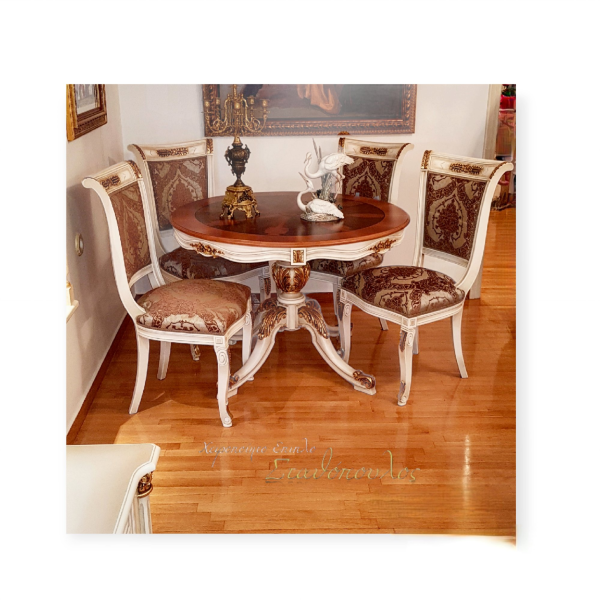 Classic louis xv dining room furnitures  louis kenz furnitures
